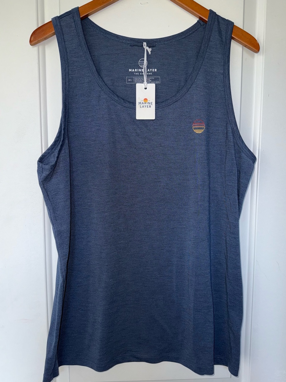 Marine Layer NWT Air Tank in Vintage Indigo - Size Marge (M/L)